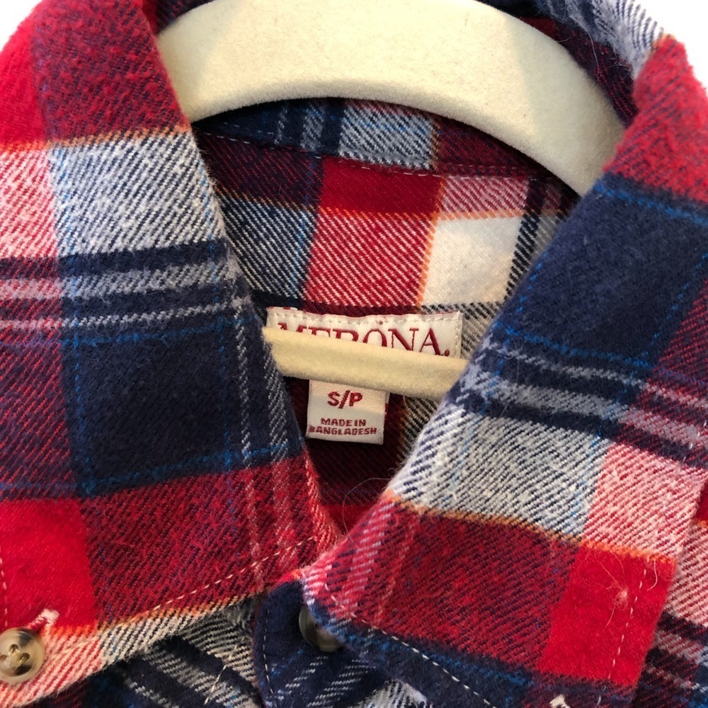 Merona Plaid Flannel Shirt - Picture 2 of 3